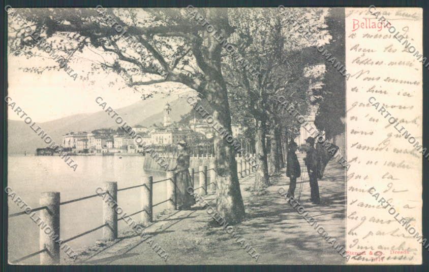 Como Bellagio STRAPPO cartolina LQ1968 – fronte