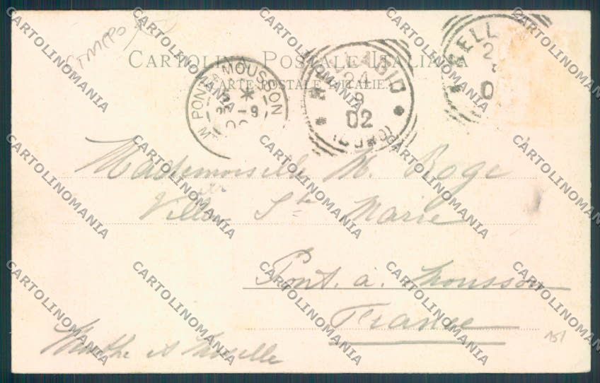 Como Bellagio STRAPPO cartolina LQ1968 – retro