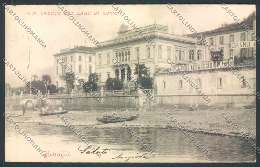 Como Bellagio cartolina LQ1970 – fronte