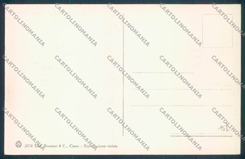 Como Bellagio Barca cartolina LQ2000 – retro