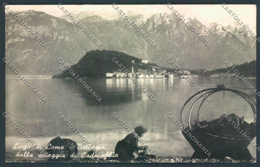 Como Bellagio Barca Foto cartolina LQ2003 – fronte