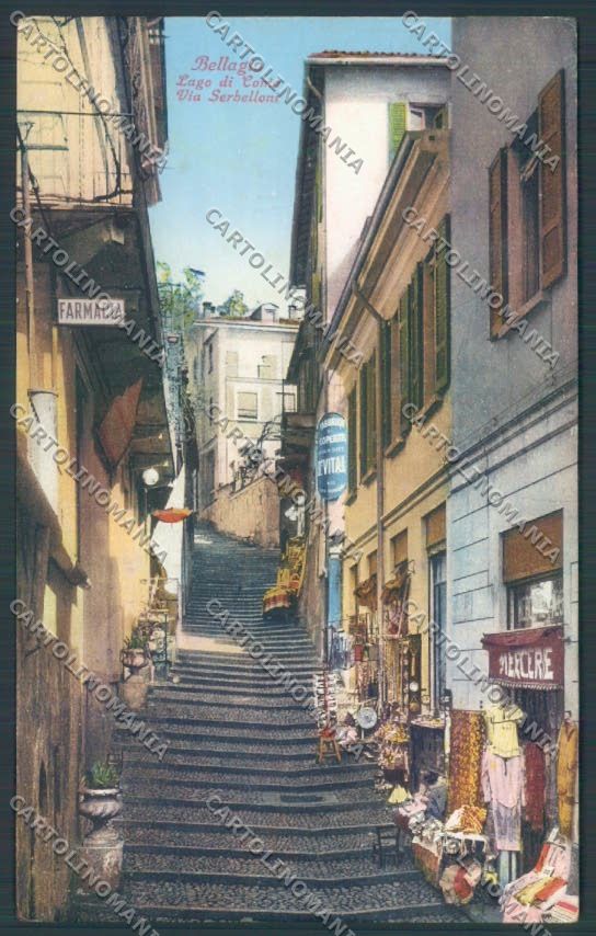 Como Bellagio Farmacia cartolina LQ2012 – fronte