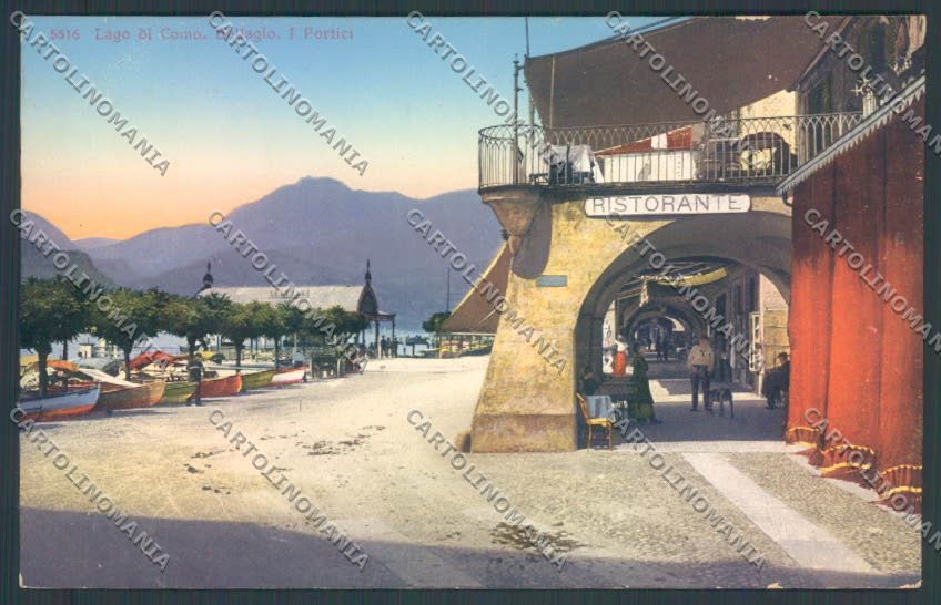 Como Bellagio ABRASA cartolina LQ2021 – fronte