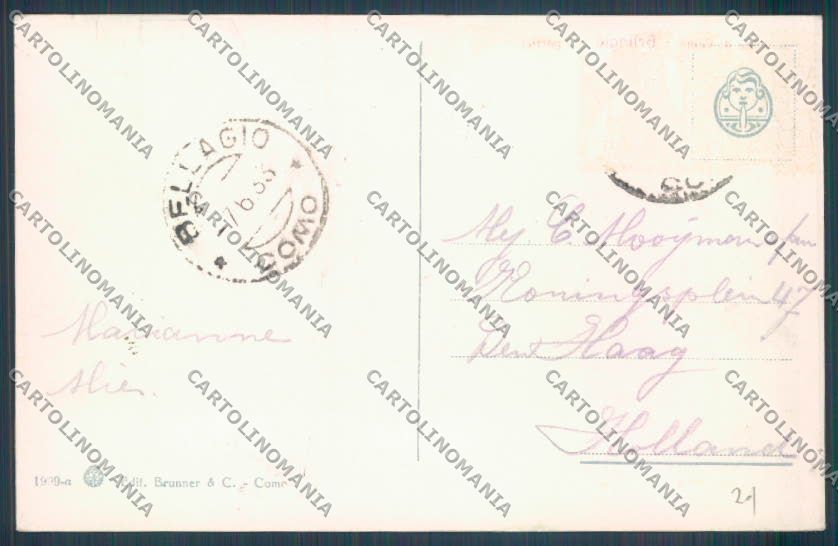 Como Bellagio cartolina LQ2050 – retro