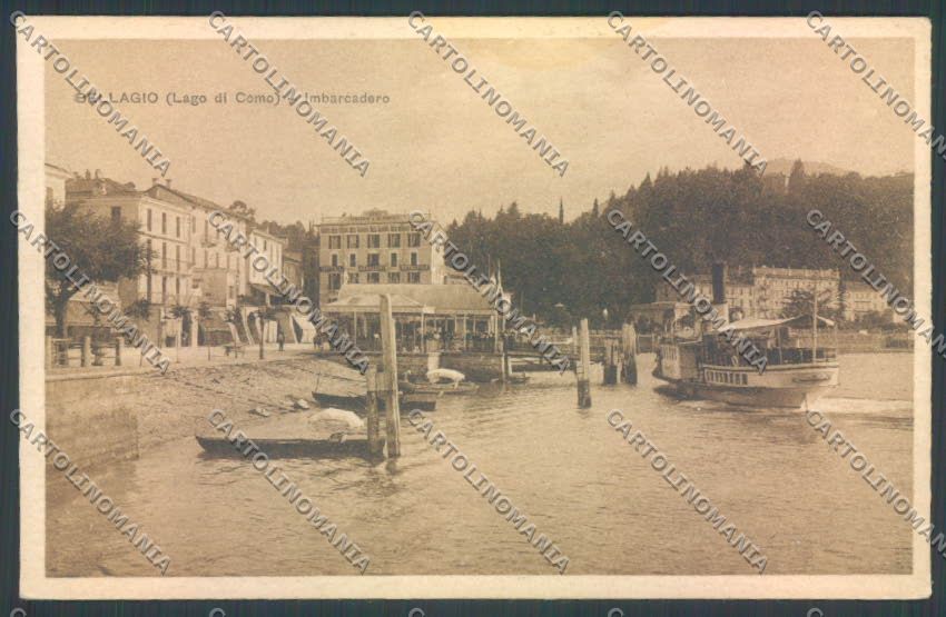 Como Bellagio Battello cartolina LQ2053 – fronte