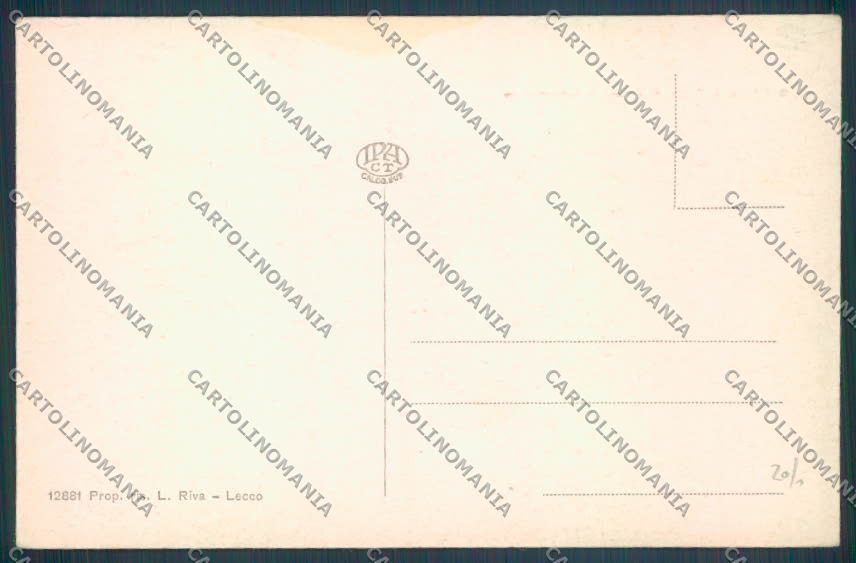 Como Bellagio Battello cartolina LQ2053 – retro