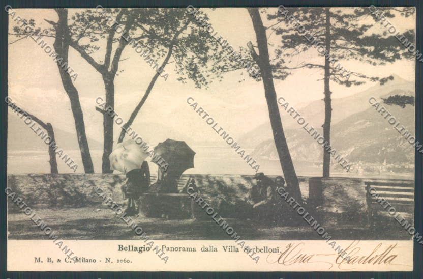 Como Bellagio cartolina LQ2055 – fronte