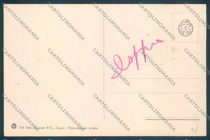 Como Menaggio cartolina LQ2074 – retro