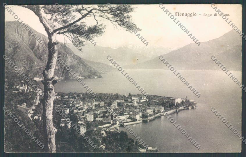 Como Menaggio PIEGHINA cartolina LQ2076 – fronte