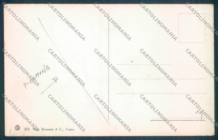 Como Menaggio PIEGHINA cartolina LQ2076 – retro