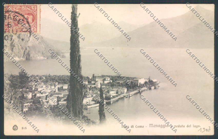 Como Menaggio cartolina LQ2079 – fronte