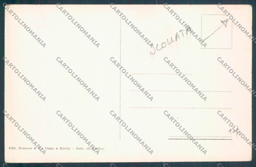 Como Menaggio Barca SCOLLATA cartolina LQ2080 – retro