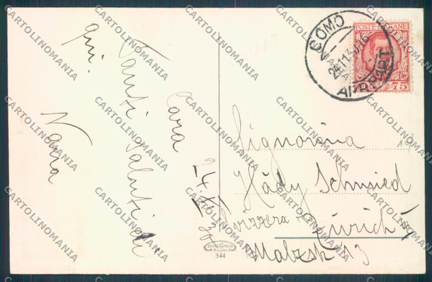 Como Menaggio cartolina LQ2081 – retro
