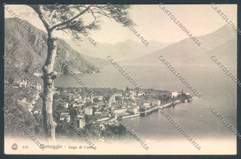Como Menaggio cartolina LQ2087 – fronte
