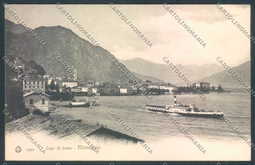 Como Menaggio Battello cartolina LQ2089 – fronte