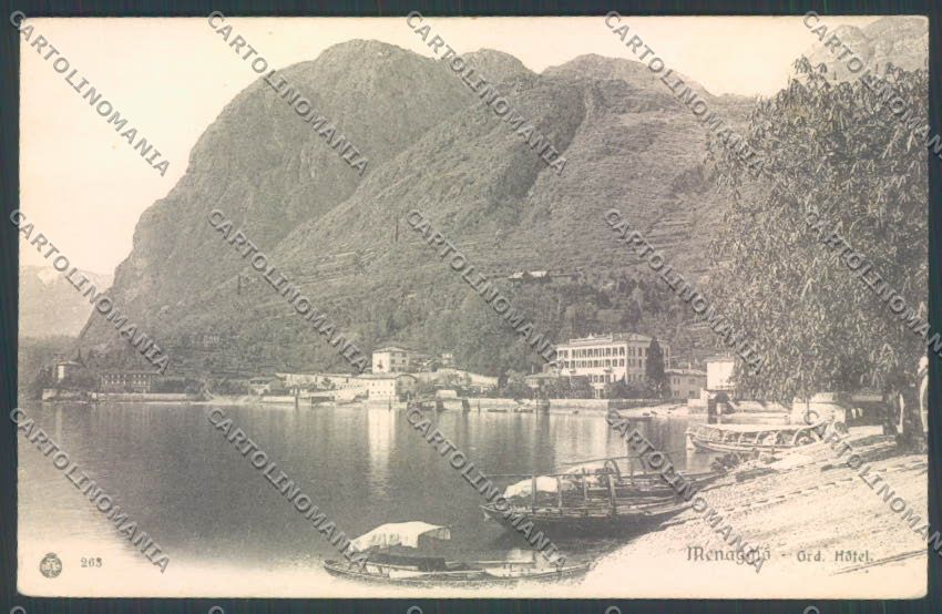 Como Menaggio Barca cartolina LQ2092 – fronte