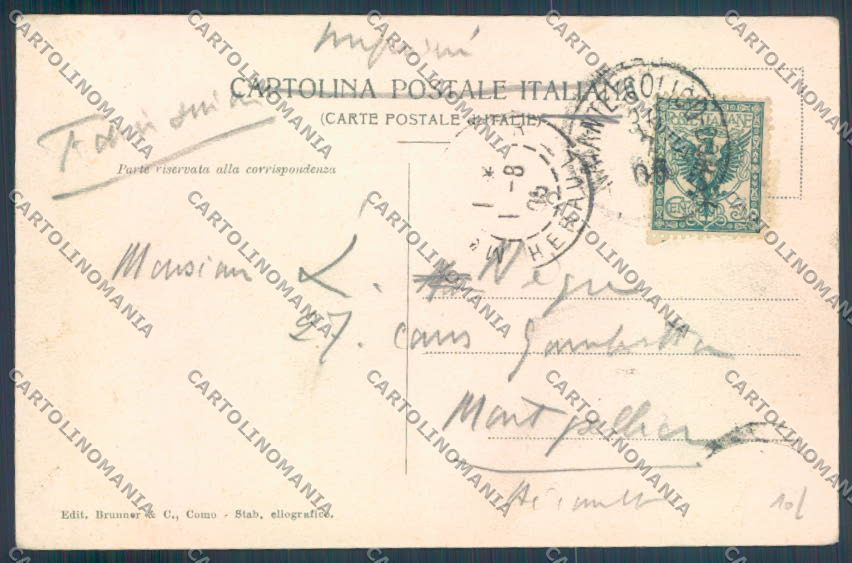 Como Menaggio cartolina LQ2099 – retro