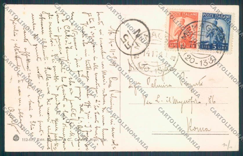 Como Menaggio cartolina LQ2101 – retro