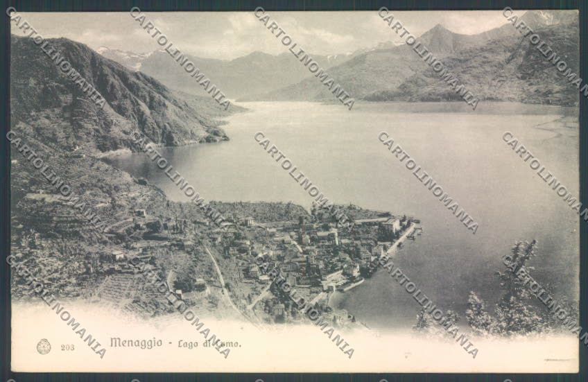 Como Menaggio cartolina LQ2104 – fronte