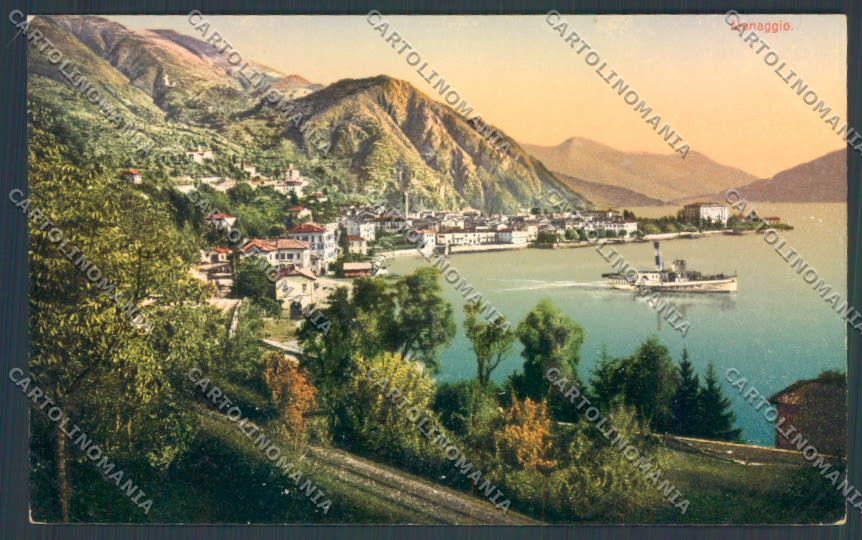 Como Menaggio Battello cartolina LQ2105 – fronte