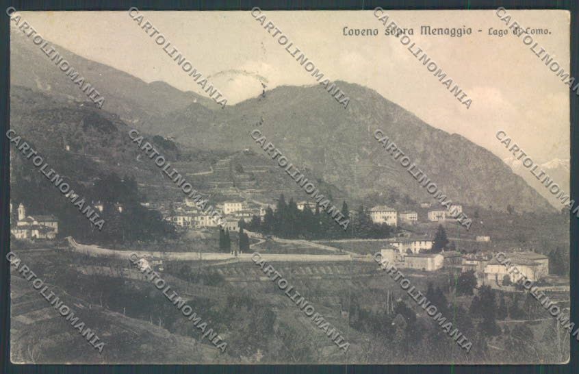 Como Menaggio SCOLLATA cartolina LQ2115 – fronte