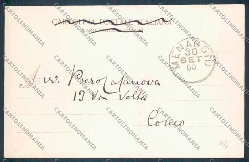 Como Menaggio cartolina LQ2117 – retro