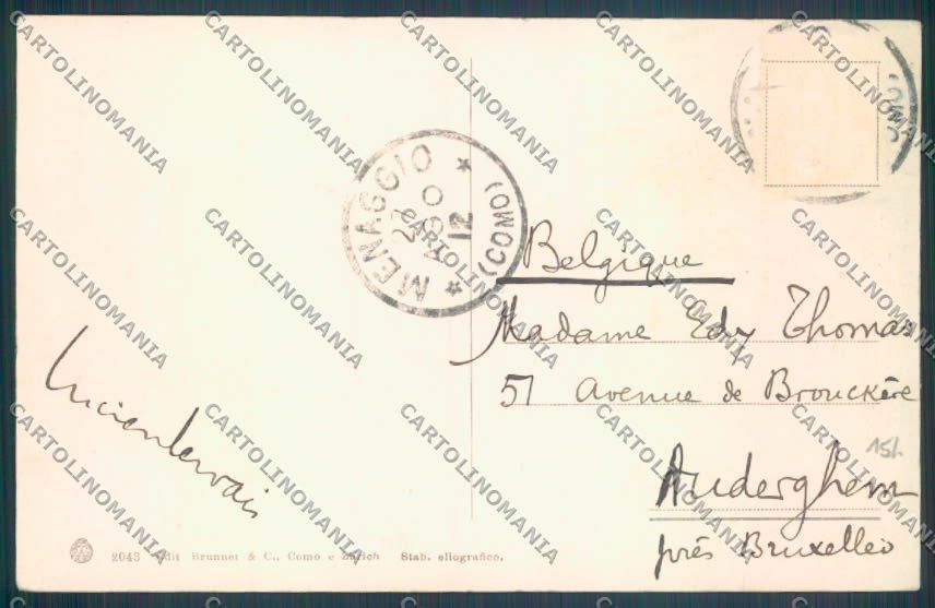 Como Menaggio cartolina LQ2121 – retro