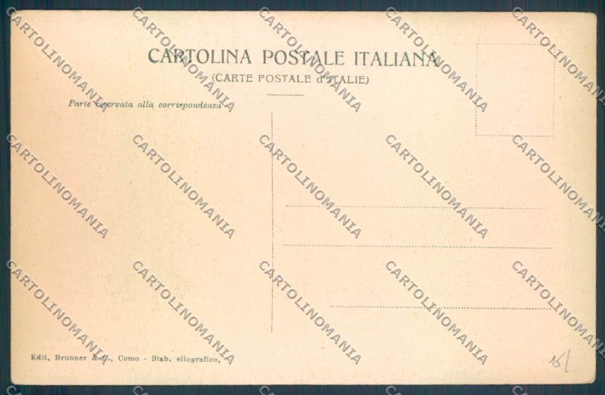 Como Menaggio Barca cartolina LQ2135 – retro