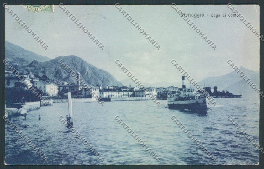 Como Menaggio Battello cartolina LQ2141 – fronte
