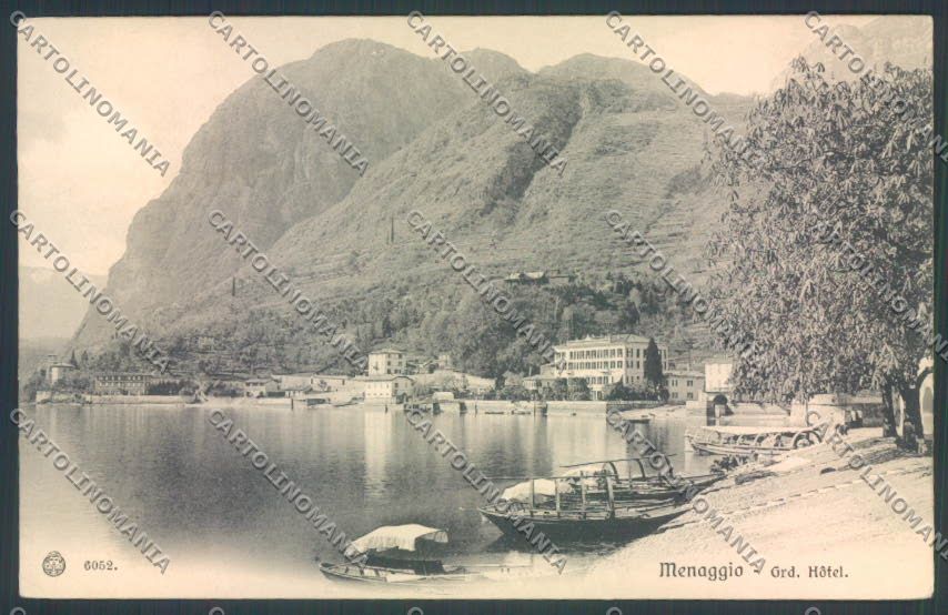 Como Menaggio Barca cartolina LQ2148 – fronte