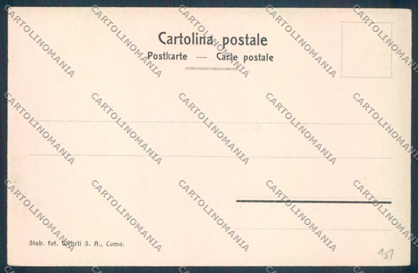 Como Menaggio Barca cartolina LQ2148 – retro