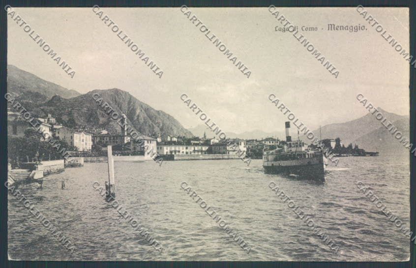 Como Menaggio Battello cartolina LQ2149 – fronte