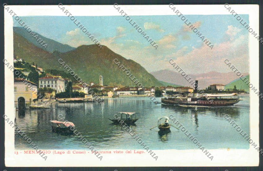 Como Menaggio Battello cartolina LQ2151 – fronte