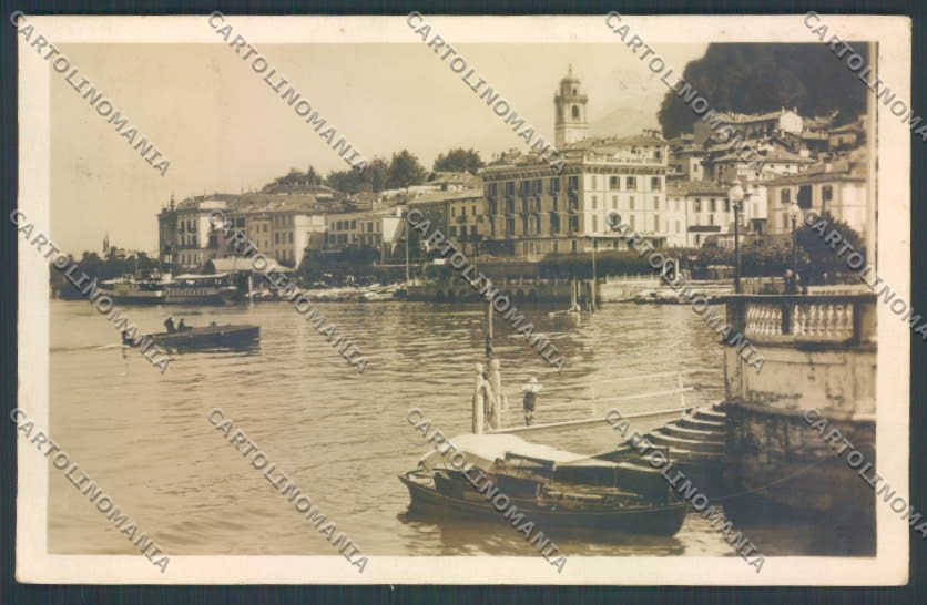 Como Bellagio Barca Foto cartolina LQ2156 – fronte