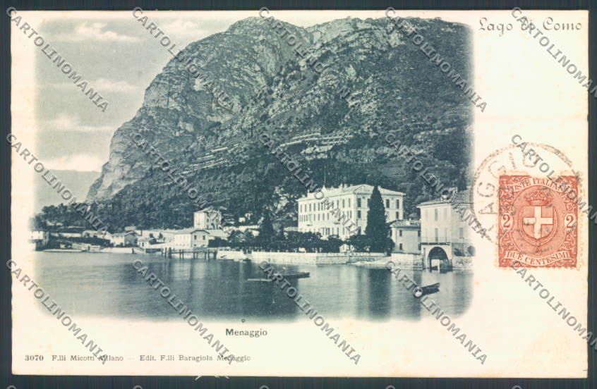 Como Menaggio cartolina LQ2163 – fronte