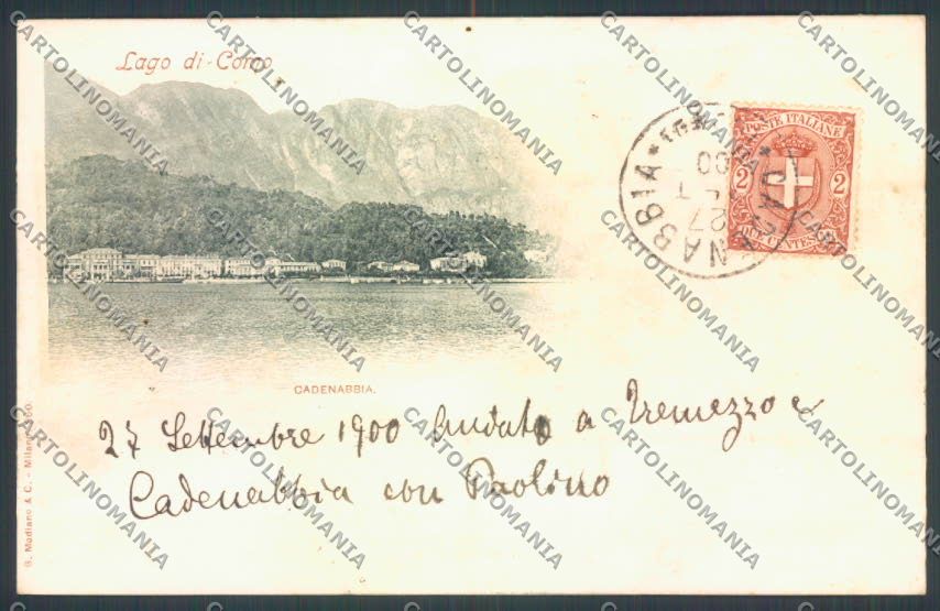 Como Cadenabbia cartolina LQ2170 – fronte