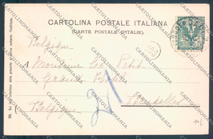 Como Cadenabbia Barca cartolina LQ2181 – retro