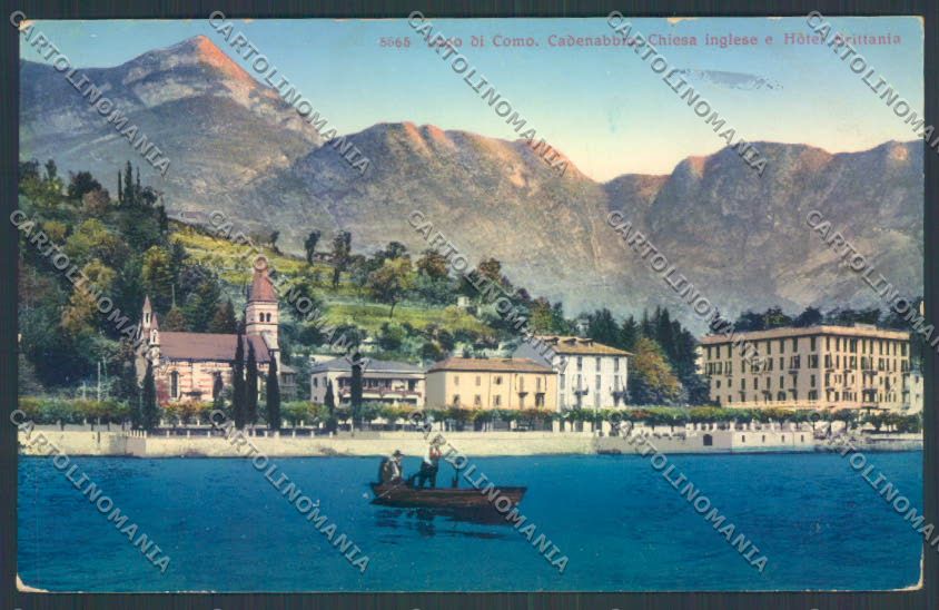 Como Cadenabbia Barca cartolina LQ2193 – fronte