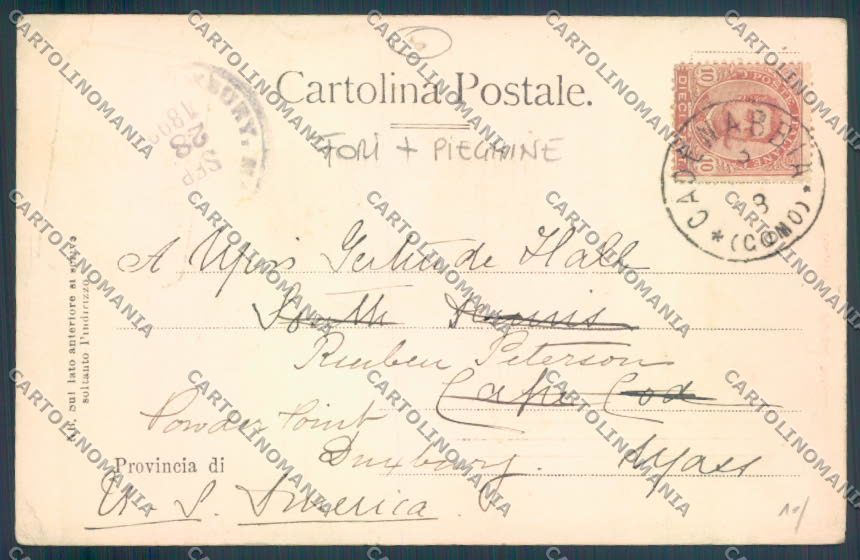 Como Cadenabbia FORI PIEGHINE cartolina LQ2200 – retro