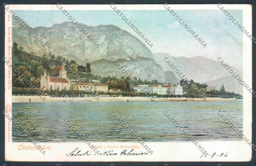Como Cadenabbia cartolina LQ2204 – fronte