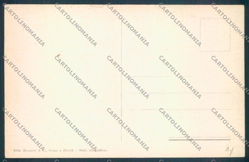 Como Cadenabbia STRAPPINI cartolina LQ2211 – retro
