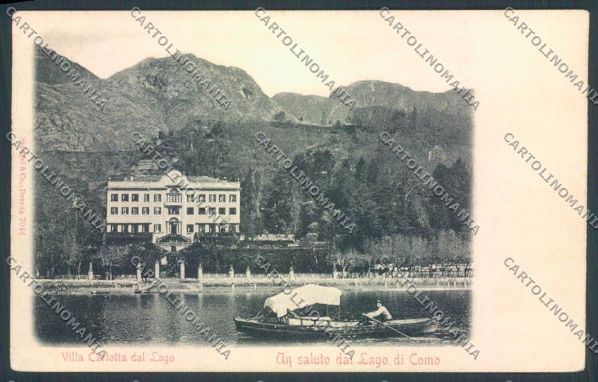 Como Cadenabbia Barca cartolina LQ2230 – fronte