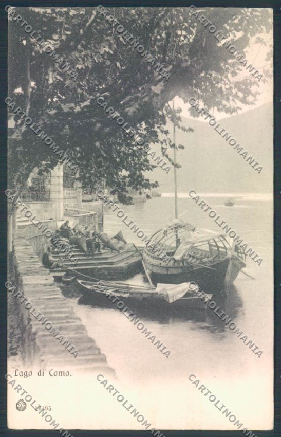 Como Cadenabbia Barca cartolina LQ2242 – fronte