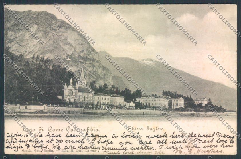 Como Cadenabbia cartolina LQ2244 – fronte