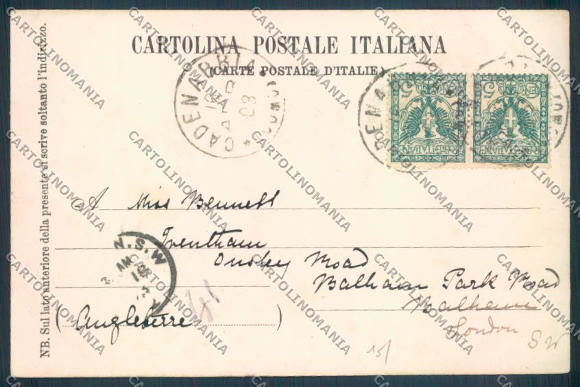 Como Cadenabbia cartolina LQ2244 – retro