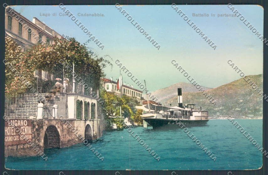 Como Cadenabbia Battello cartolina LQ2253 – fronte