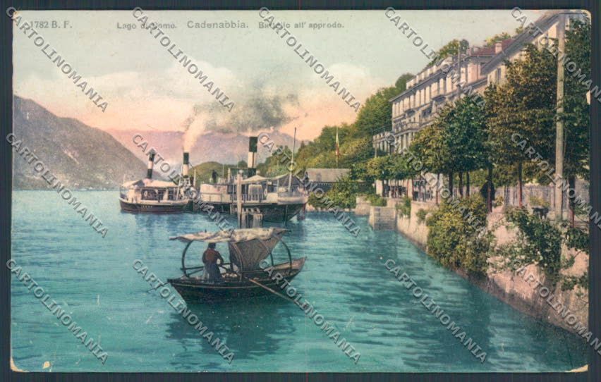 Como Cadenabbia Barca cartolina LQ2262 – fronte