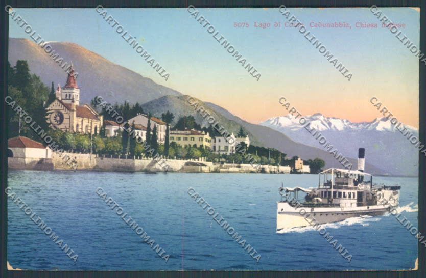 Como Cadenabbia Battello cartolina LQ2263 – fronte
