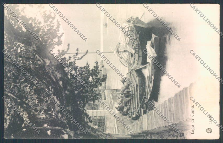 Como Cadenabbia Barca cartolina LQ2273 – fronte