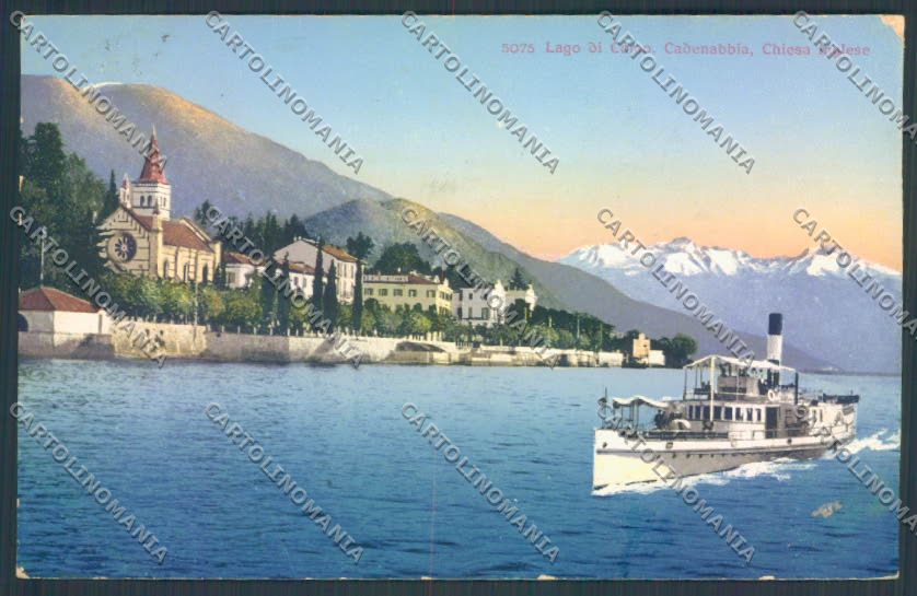 Como Cadenabbia Battello cartolina LQ2275 – fronte